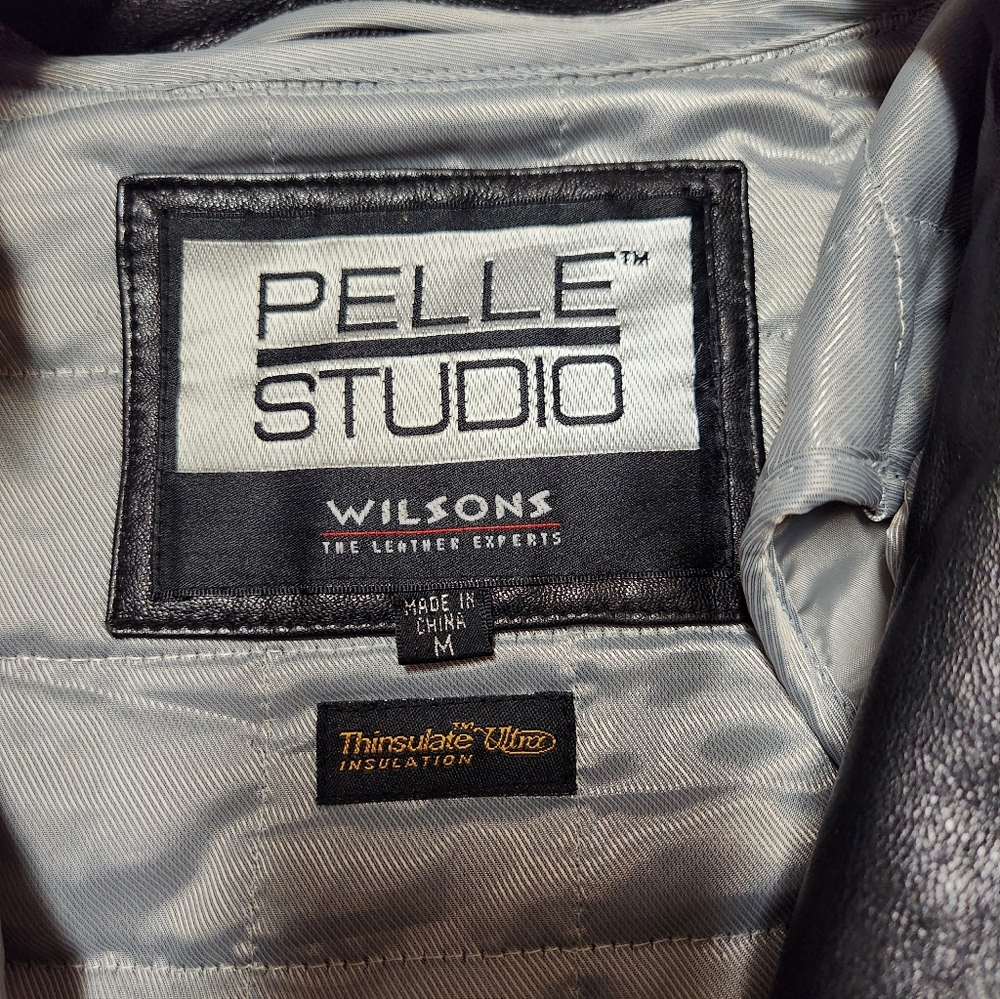 Womens Black Leather Jacket - Picture 10 of 13